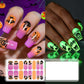 🎃💅 50 % RABATT NU! Glödande Halloween-nagelklistermärken – Skapa En Kusligt Snygg Manikyr På Några Minuter 👻✨