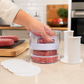 🍔🔥 50 % RABATT NU! Kitchen Burger Patty Maker med Separatorskivor – Forma & Stapla Hemgjorda Burgarbiffar Enkelt ✨