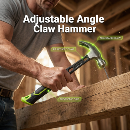 🔨🔥 50 % RABATT NU! Multifunktionell Klohamare i Smitt Kolstål – Justerbar Vinkel & Magnetisk Spikstartare 🛠️🏗️