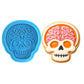 🎃💀 50 % RABATT NU! Halloween Mini Dödskalle Kakform – Skapa Söta & Läskiga Halloweenbakverk 🧁🖤