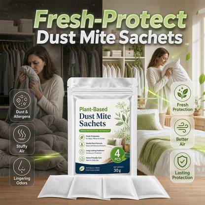 ⏰🕷️ 50 % RABATT TIDSBEGRÄNSAT! 🌿 Växtbaserade Kvalsteravvisande Påsar – För Ett Fräschare Sovrum & En Behagligare Natt 🛏️✨
