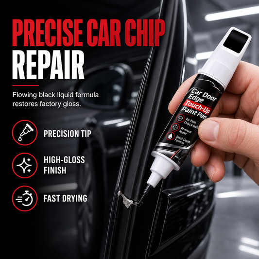 🚗🖤 50 % RABATT! Reparationspenna för Svart Billack – Dölj Små Repor & Fräscha Upp Bilens Yta ✨