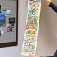 🔥 50 % RABATT NU! 🌸 2027 Väggkalender i Långformat – Handritade Blomsterillustrationer
