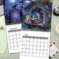 🔮🧙‍♀️ Mystiska Häxkalender 2027 – Magisk & Gotisk Väggkalender för Ett Helt År ✨🌙