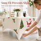 🔥🎁 NYHET! 50 % RABATT 🎄 Julduk i Stretchmaterial – Förvandla Det Rektangulära Bordet till Ett Festligt Julbord ✨