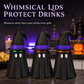 🎃🧙‍♀️ 3D-printad Halloweenburkhållare med Häxhatt