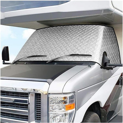 🚐❄️ 50 % RABATT! Allväders Vindruteskydd för Husbil – Flerskiktsisolering mot Frost, Snö, Sol & Insyn ☀️🛡️