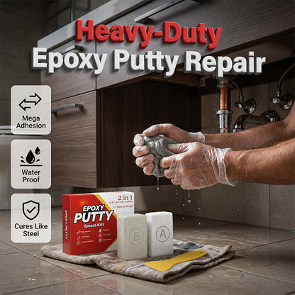 🛠️✨ Epoxikitt för Reparation – Formbar Reparationslera för Sten, Modeller & Småskador