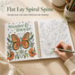 🌿🎨 Söt Målarbok för Vuxna – Mindfulness med Vackra Växtmotiv & Tjockt Papper