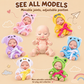 🧸 Mini Reborn-Bebisar – 6 Söta Sovande Djurfigurer att Samla på 💕