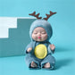🧸 Mini Reborn-Bebisar – 6 Söta Sovande Djurfigurer att Samla på 💕