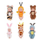 🧸 Mini Reborn-Bebisar – 6 Söta Sovande Djurfigurer att Samla på 💕