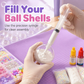 🌈 DIY stressbollsset – skapa din egen mjuka klämboll med färg och glitter ✨