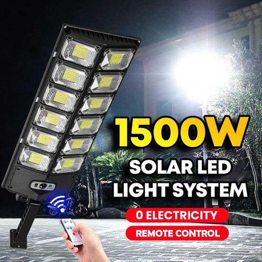 1500W Solar drevet LED-lyssystem LED-lys lys