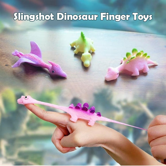 (🌲🎅 TIDIG JULREA 48% OFF🔥) 🎁Slangbella Dinosaurie Fingerleksaker